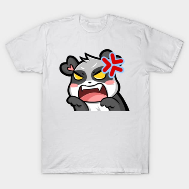 Angry Panda T-Shirt by MsPandAlyssa